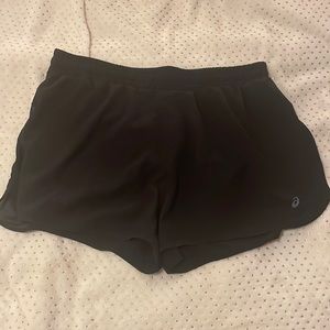 XL black Asics shorts. Never worn.